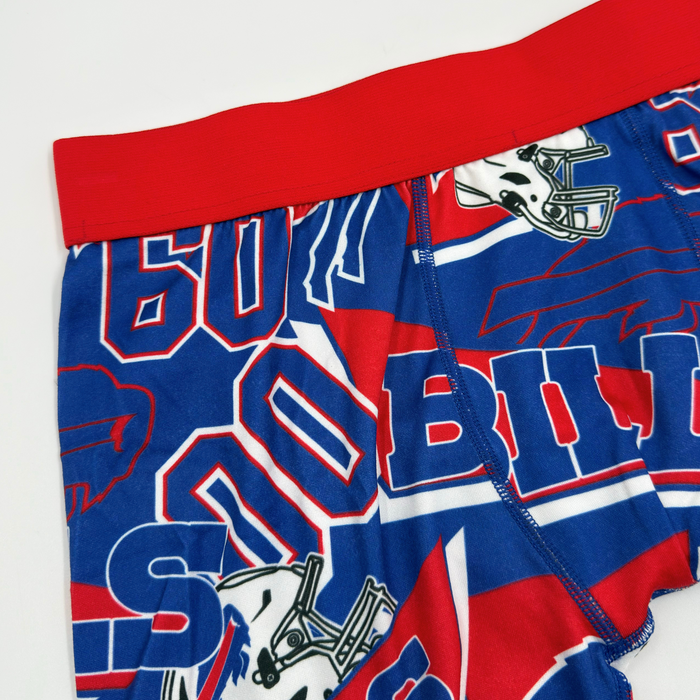 Buffalo Bills Royal & Red Boxer Briefs