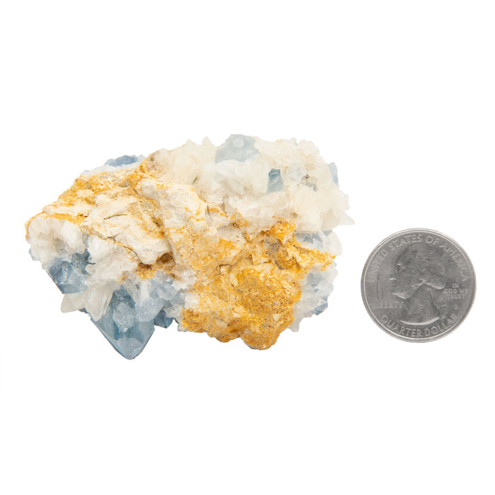 Celestite w/ Dogtooth Calcite