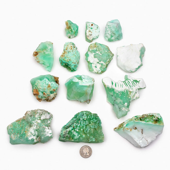 Chrysoprase - A-Grade, Rough Stones