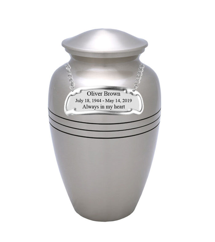Urn with Tag