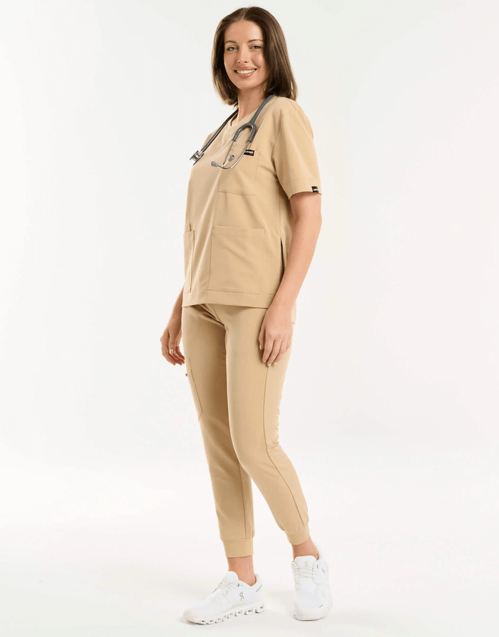 Essential Jogger Scrub Pants - Warm Sand