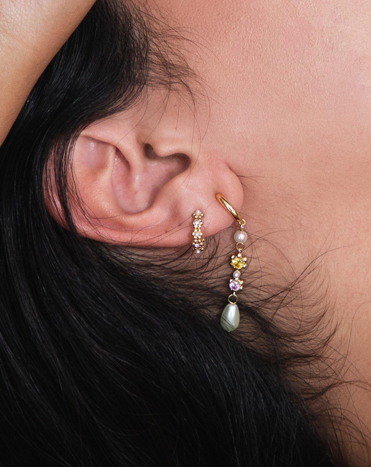 Flower Drop Earrings