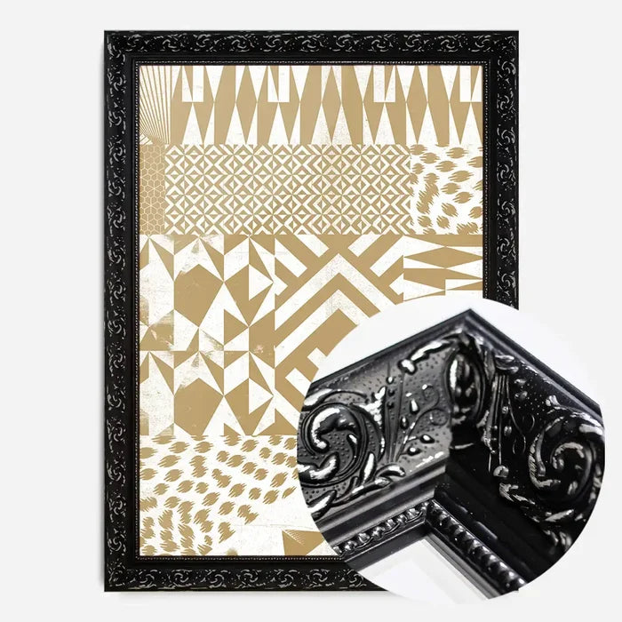 21x30cm | 8¼ x 11¾in / Black Ornate Frame