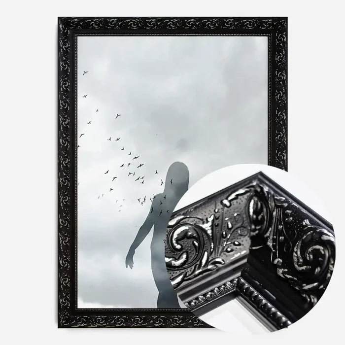 21x30cm | 8¼ x 11¾in / Black Ornate Frame