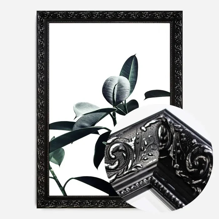 21x30cm | 8¼ x 11¾in / Black Ornate Frame