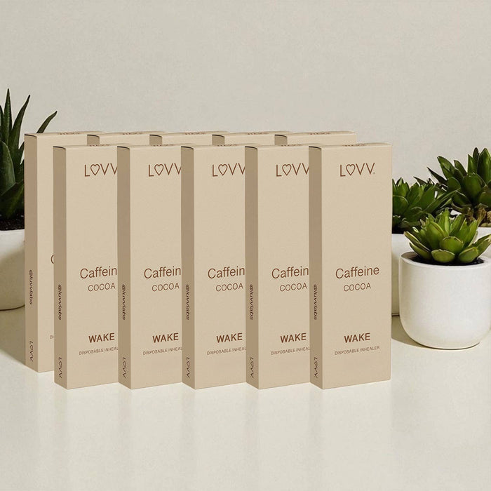 LUVV Labs - 1 LUVV WAKE Caffeine & B12 Infused Cocoa Flavored Inhealers