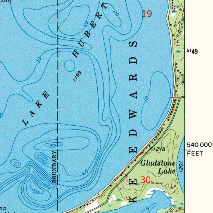 Old Map of Gull Lake, Minnesota by USGS, 1973 – Nisswa, North Long Lake & Round Lake