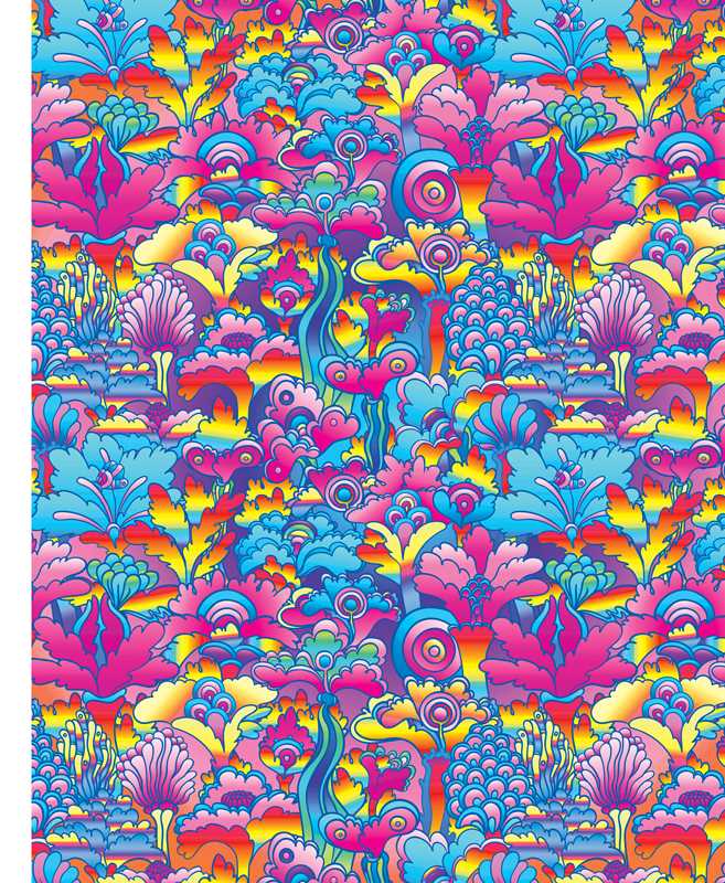 On the Wall Posters: Psychedelic by Adams Media