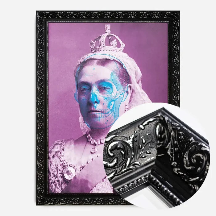 21x30cm | 8¼ x 11¾in / Black Ornate Frame