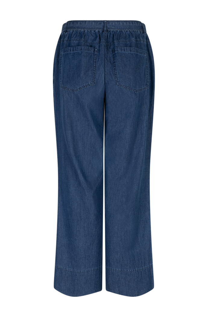 Red Button SRB4925 Conny Palazzo Denim Rinse Jeans L27 by Red Button, shop Red Button at Dotique online.