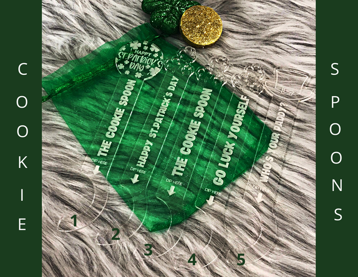St Patrick's Day Cookie Spoons
