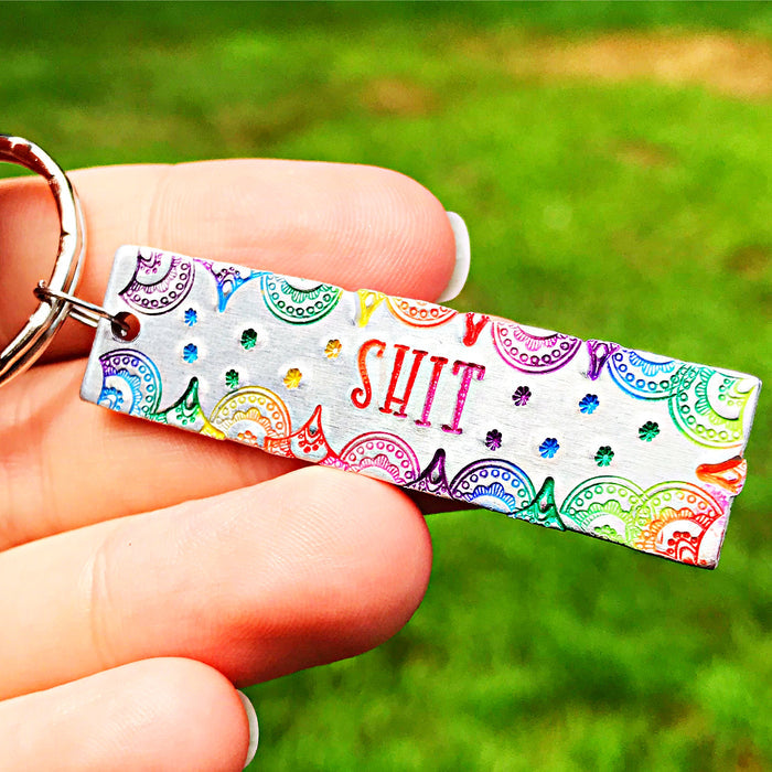 WHOLESALE | 1 Piece | Rainbow Word Keychain