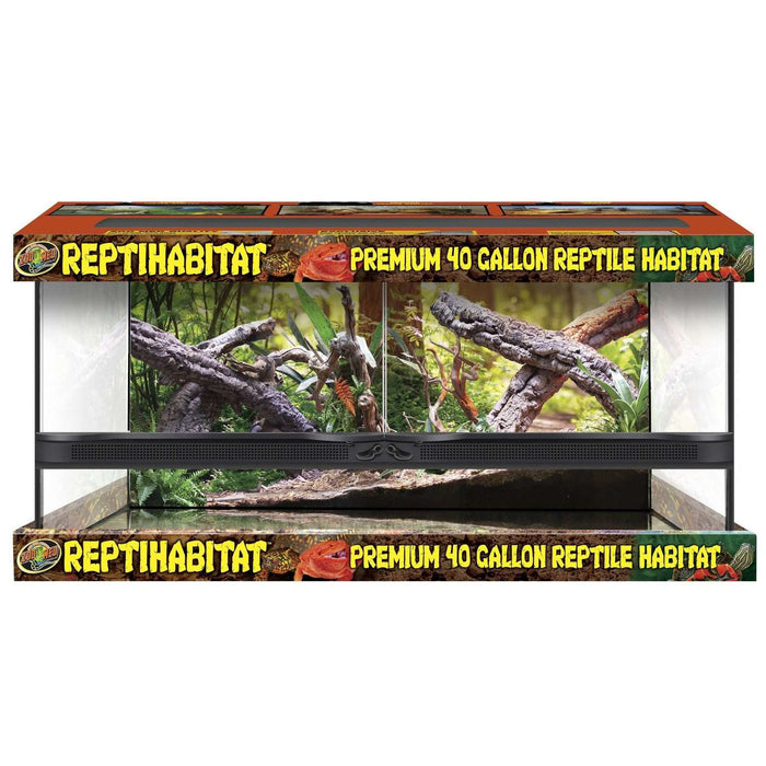 Zoo Med Double Door Reptihabitat Premium Reptile Habitat 36x18x18 40gal:Jungle Bob's Reptile World
