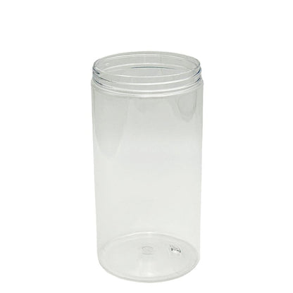 1000mL/89mm Neck Straight Sided Plastic Jar With Metal Lid - TEM IMPORTS™