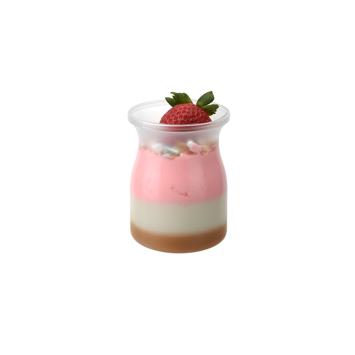 120mL Mini Transparent Matt PP Milk Dessert Bottle - TEM IMPORTS™