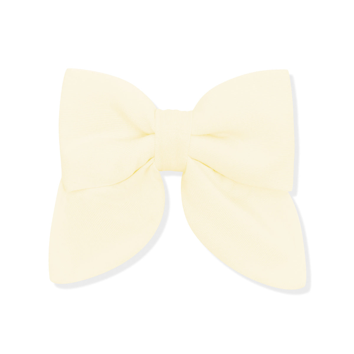 Medium Alligator Clip Bow in Chamomile