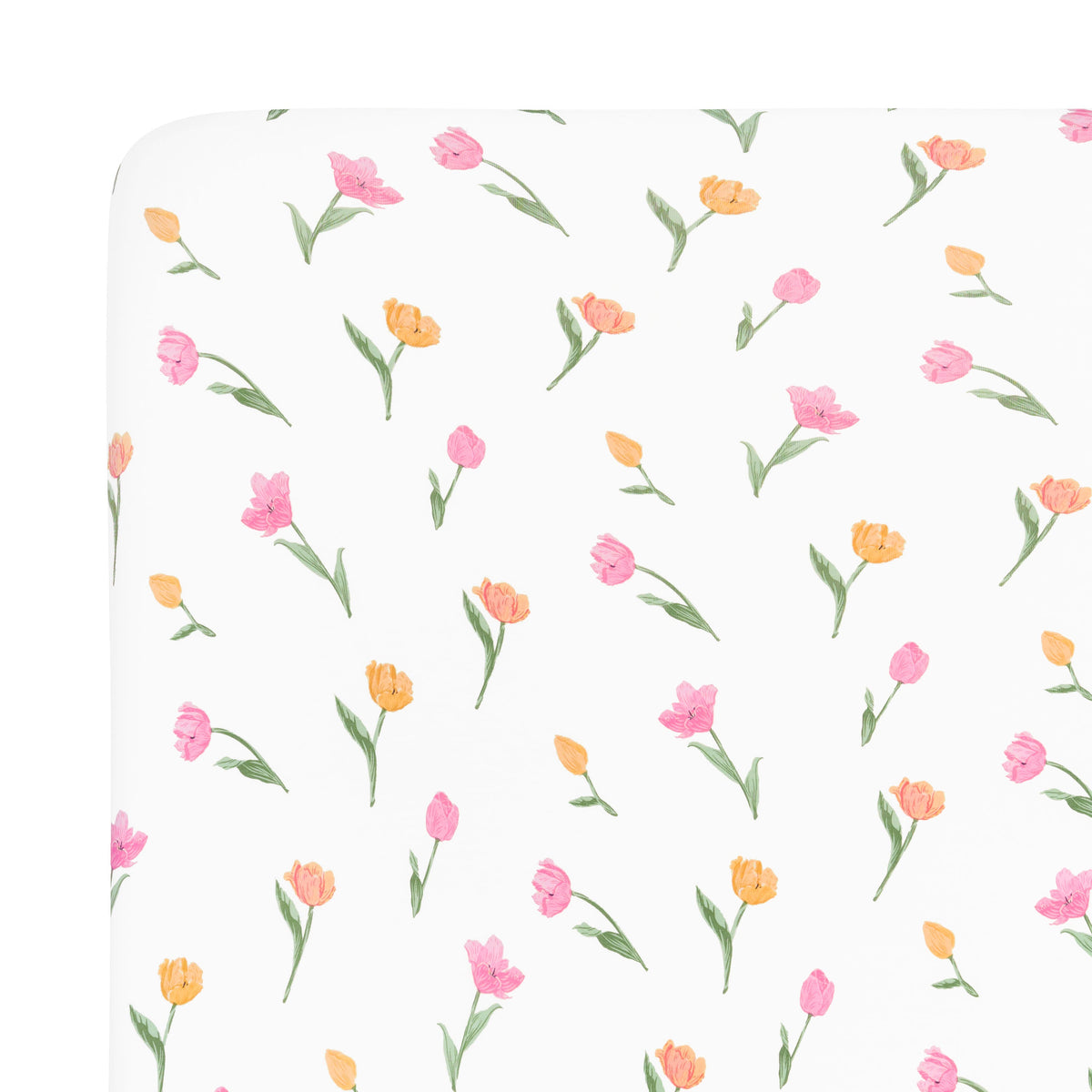 Mini Crib Sheet in Tulip