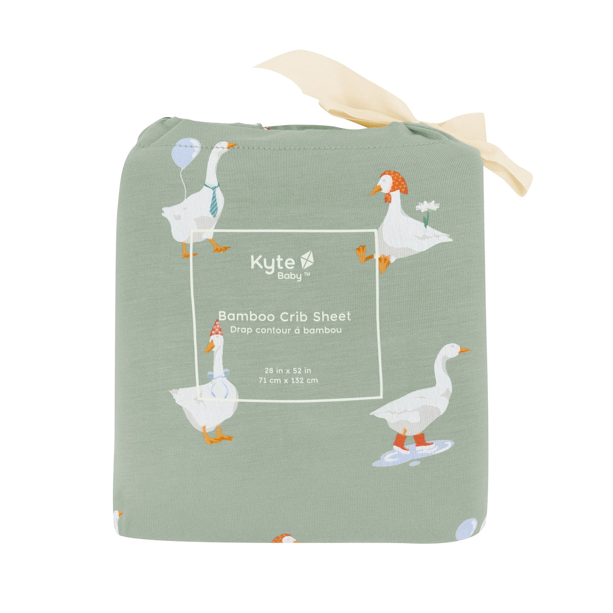 Crib Sheet in Silly Goose