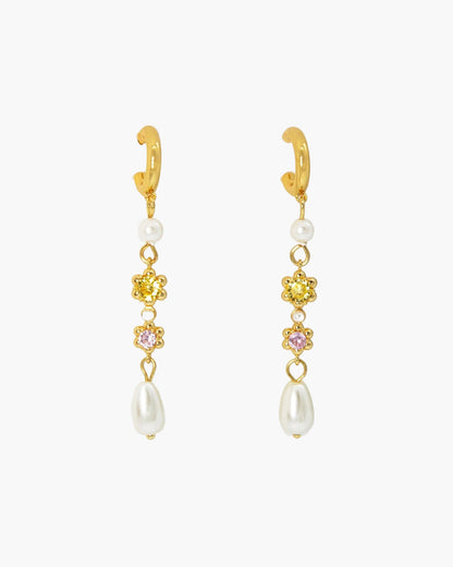 Flower Drop Earrings