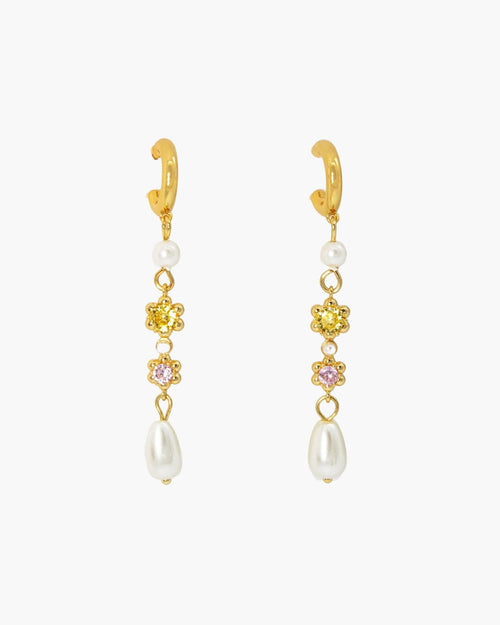 Flower Drop Earrings