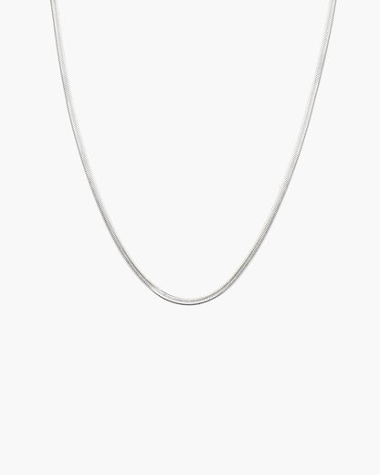 3mm Herringbone Chain Necklace