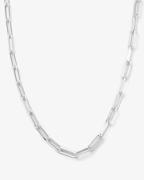 Samantha Chain Necklace 5mm - Silver