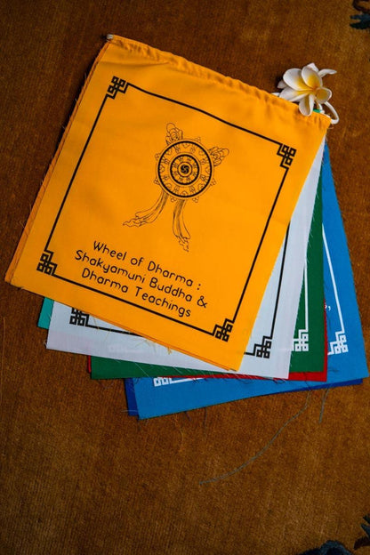 8 Auspicious Symbol Flag for Home and Office