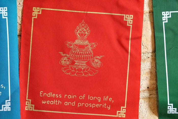 8 Auspicious Symbol Prayer Flag