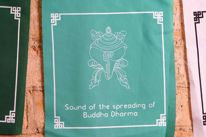 8 Auspicious Symbol Prayer Flag
