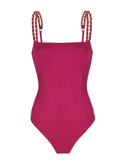 Patrice Rib Glitter One-Piece