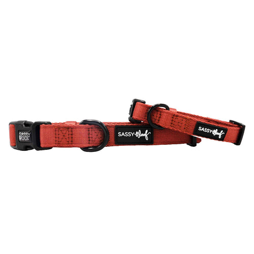 Dog Collar - Burgundy