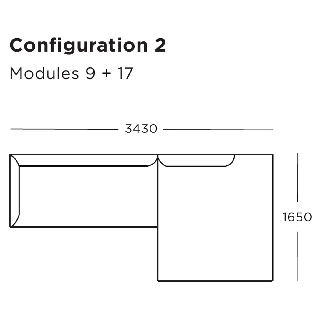 Blade Modular Sofa (Modules 9-16)