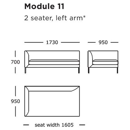 Blade Modular Sofa (Modules 9-16)