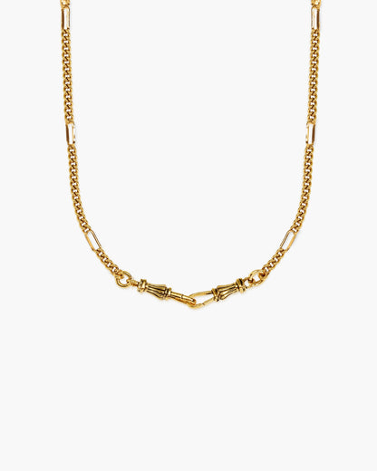 Deco Clasp Chain Necklace
