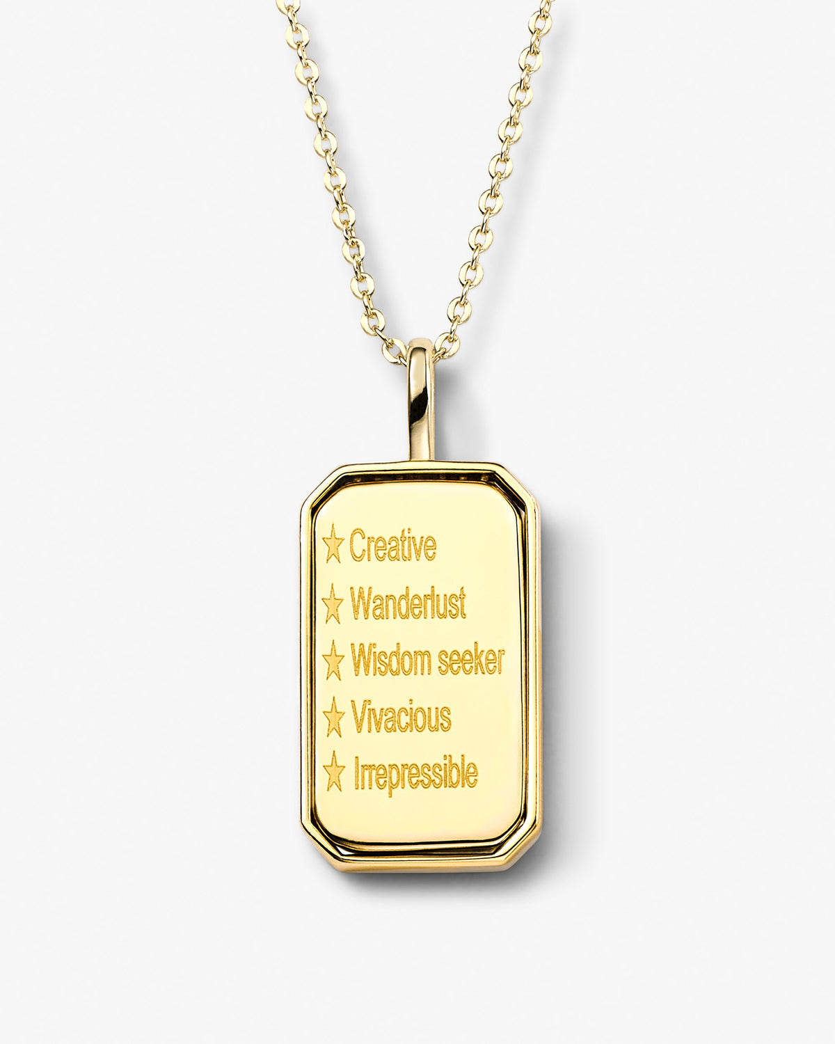 Zodiac Amulet Necklace - Gold