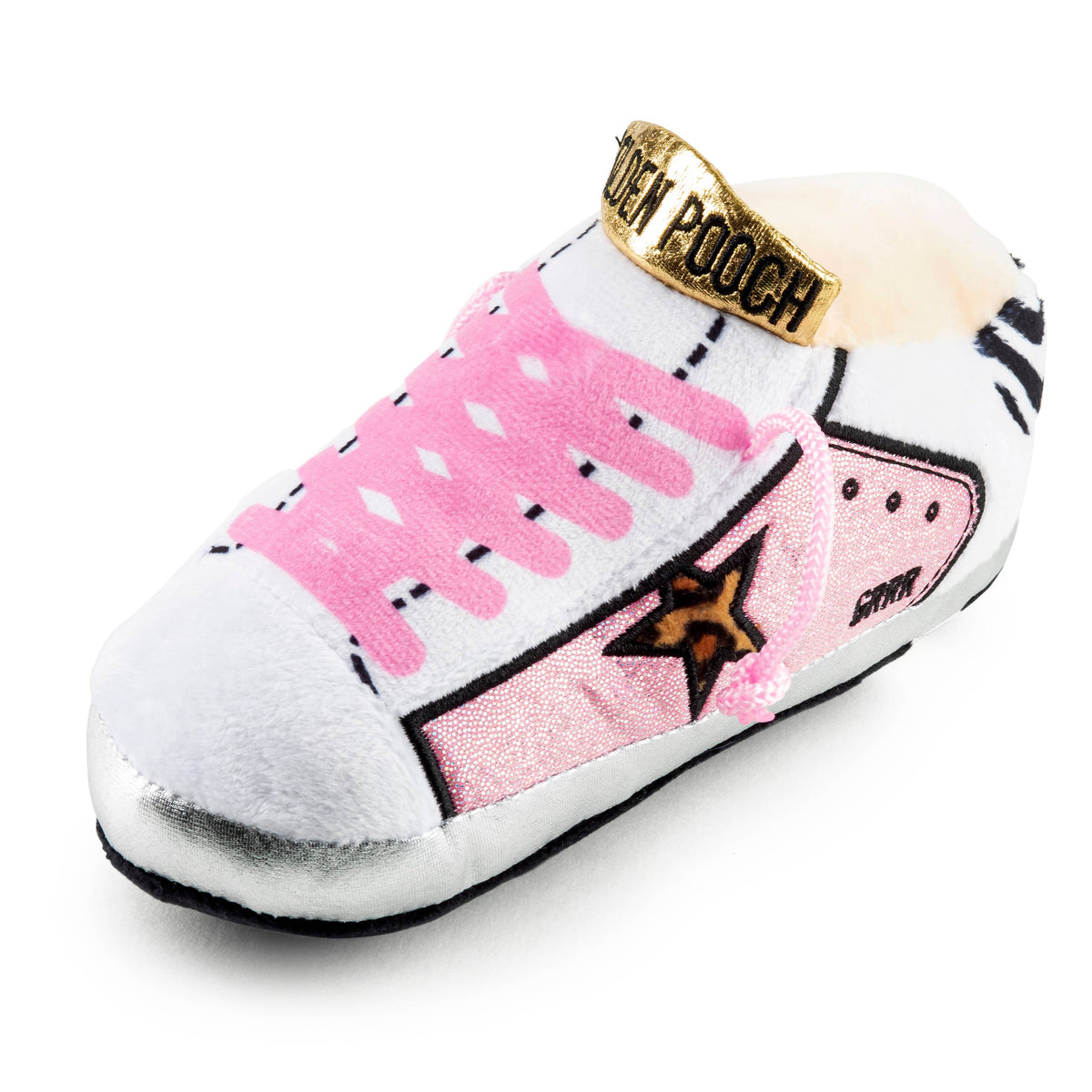 Haute Diggity Dog - Golden Pooch - Pink Squeaker Dog Toy