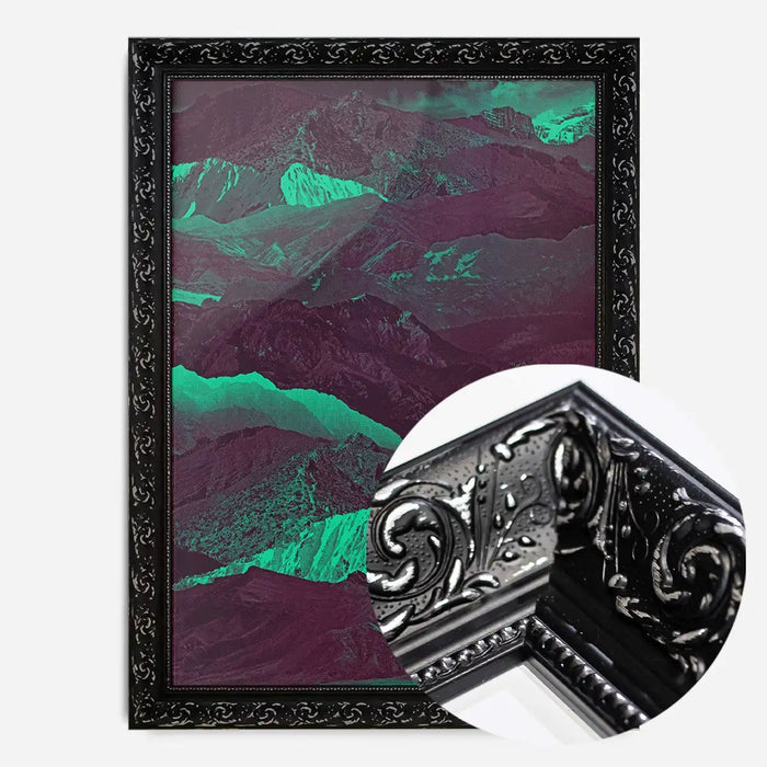 21x30cm | 8¼ x 11¾in / Black Ornate Frame