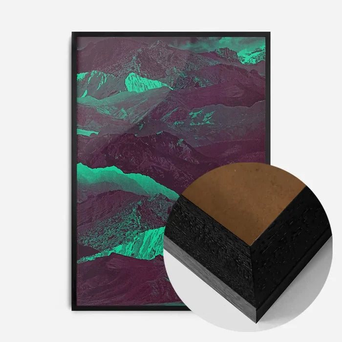 21x30cm | 8¼ x 11¾in / Black Wood Frame