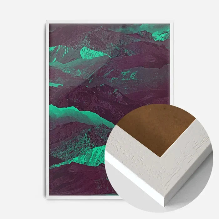 21x30cm | 8¼ x 11¾in / White Wood Frame