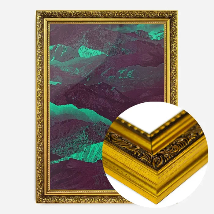 21x30cm | 8¼ x 11¾in / Gold Ornate Frame