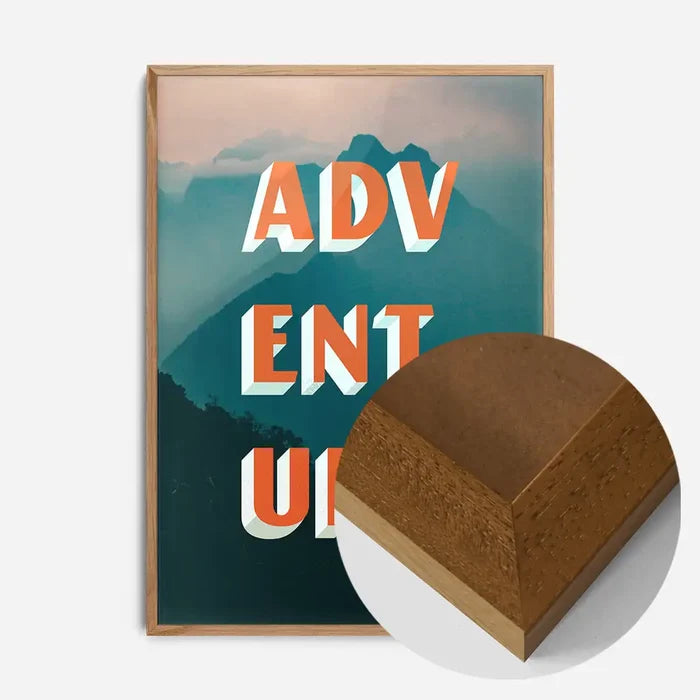 21x30cm | 8¼ x 11¾in / Oak Wood Frame