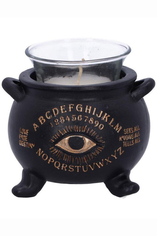 All Seeing Eye Witches Cauldron Tealight Candle Holder
