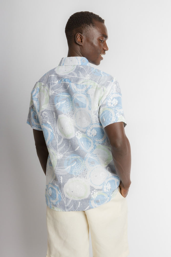 Alvin | Men's Swirl Print Woven Shirt