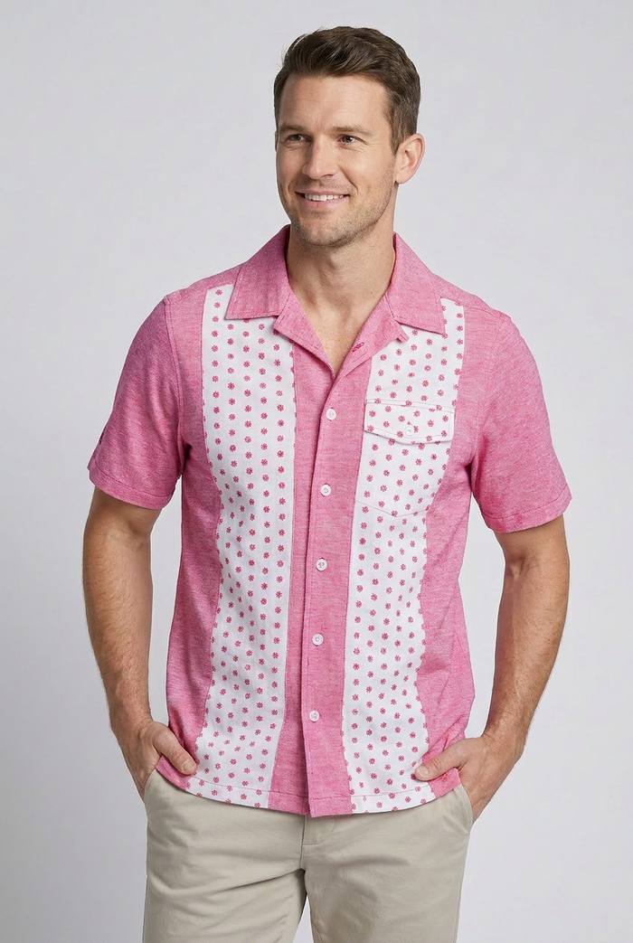Antonio | Men's Pique Panel Shirt