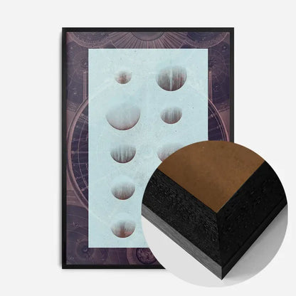 21x30cm | 8¼ x 11¾in / Black Wood Frame