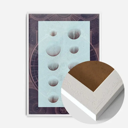 21x30cm | 8¼ x 11¾in / White Wood Frame