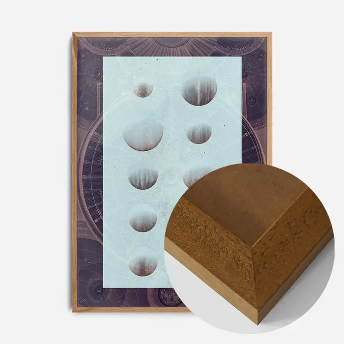 21x30cm | 8¼ x 11¾in / Oak Wood Frame