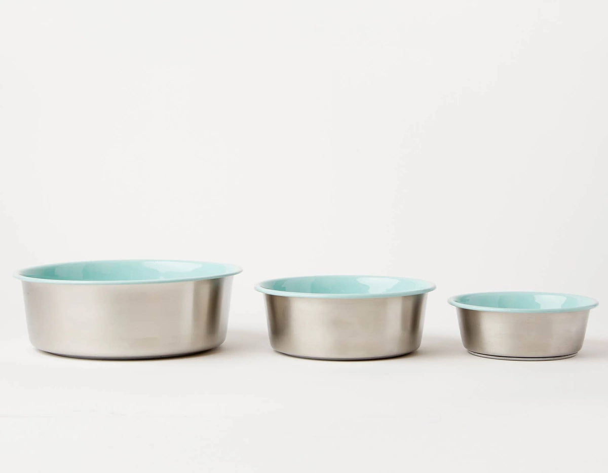 Jax & Bones Bone Slow Feeder Bowl Teal Large