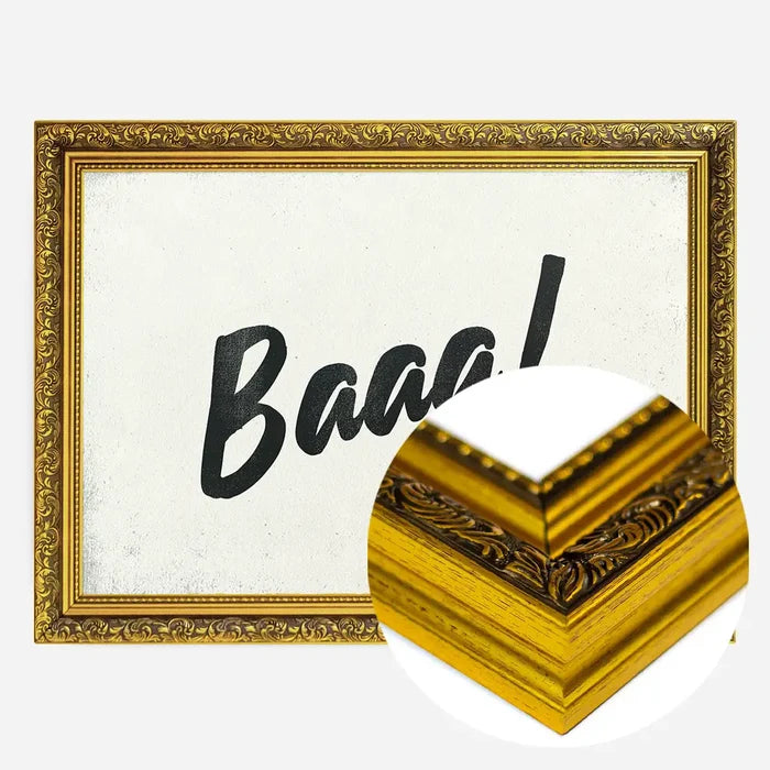 21x30cm | 8¼ x 11¾in / Gold Ornate Frame