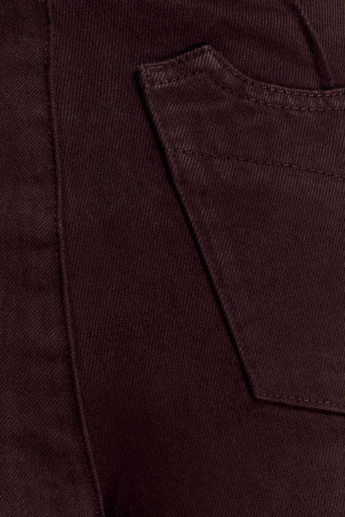 Beatrix High Rise Denim Jeans - Chocolate
